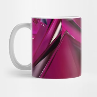 Abstract Burgundy Rose Mug